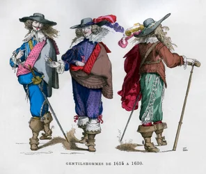 Französische Herrenmode, 1615-1630, 1882-1884