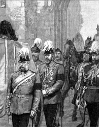 Begräbnis des Herzogs von Albany: Der Prozessionseinzug in Windsor Castle, 1884, 1900