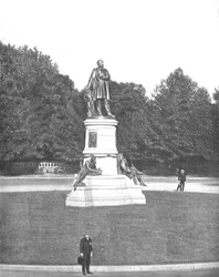 Garfield-Statue, Washington DC, USA, um 1900