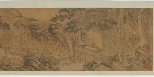 Versammlung im Orchideenpavillon, Ming-Dynastie, 16.-17. Jahrhundert