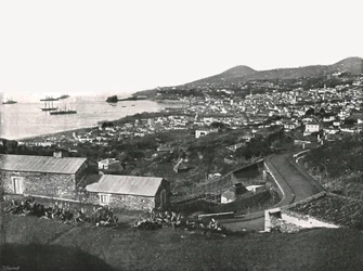 Gesamtansicht von Funchal, Madeira, Portugal