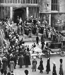 Ruheplatz von George V., St. Georgs Kapelle, Windsor Castle, 28. Januar 1936