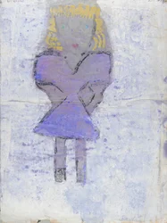 Mädchen mit blondem Haar, ca. 1939-1940