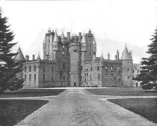 Glamis Castle, Forfar, Schottland, 1894