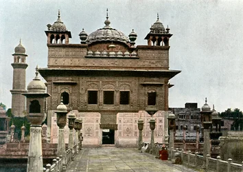 Goldener Tempel, Amritsar, Punjab, Indien, ca. 1890