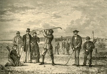 Golf auf dem Links, 1898