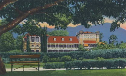 Residenz des Gouverneurs, Trinidad, B.W.I., ca. 1940er