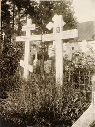 Gräber auf dem Friedhof des Novodevichy-Klosters, Moskau, Russland