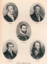 Große Musiker - Tafel XV., 1895