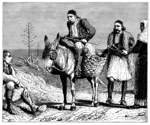 Griechische Bauern, ca. 1890