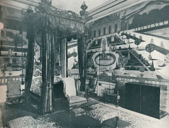 Grünes Samtzimmer, Stoke Edith, ca. 1909
