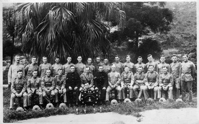 Gruppenporträt von C-Kompanie, 2. Bataillon des Königsregiments, Irak, 1926