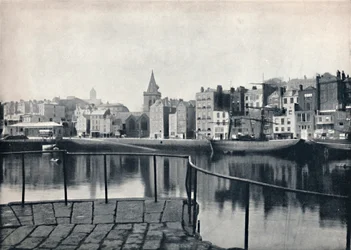 Guernsey - Der Alte Hafen, 1895