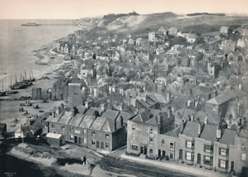 Hastings - Vom East Hill, 1895