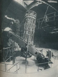 Umgeben von Stahl und Beton, der 100-Zoll-Reflektor, ca. 1935