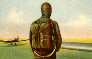 Heinecke-Fallschirm, ca. 1918, 1932