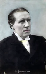 Herbert Beerbohm Tree, englischer Schauspieler und Theaterleiter, frühes 20. Jahrhundert