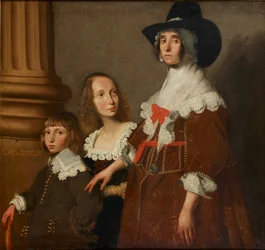 Hester Tradescant und ihre Stiefkinder, John und Frances