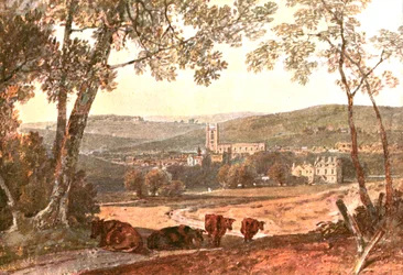 High Wycombe von der Marlow Road, um 1802, um 1900