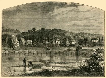 Highgate-Teiche, um 1876