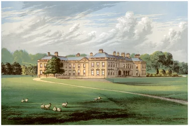 Holme Lacy, Herefordshire, Heimat von Baronet Stanhope, um 1880