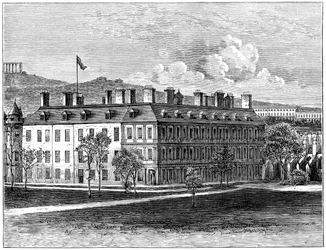 Holyrood Palace von Südosten, Edinburgh, 1900
