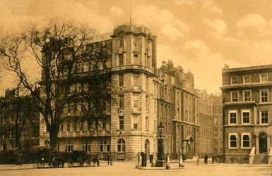 Homöopathisches Krankenhaus, Queen Square, um 1910