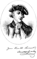 Horatio Gates, General des Amerikanischen Unabhängigkeitskrieges, um 1880