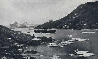 Eisberge im Hafen von St. Johns, 1924