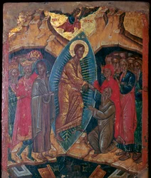 Ikone eines Abstiegs in die Hölle, 17. Jahrhundert