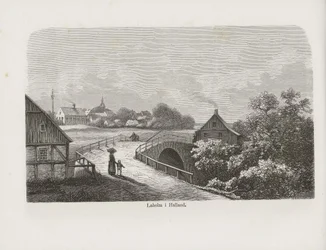 Illustration aus dem Buch Nordiska taflor von unbekanntem Autor und veröffentlicht von Albert Bonnier