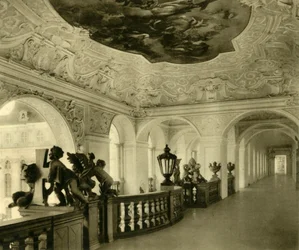 Kaiserliche Treppe, Stift Sankt Florian, Oberösterreich, um 1935