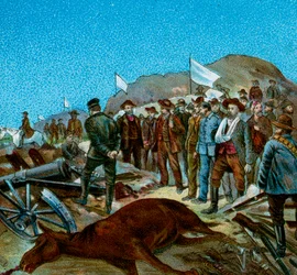 Im Lager von Cronje nach der Kapitulation, 1900