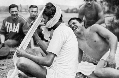 Indischer Sikh-Athlet, Olympische Spiele Berlin, 1936