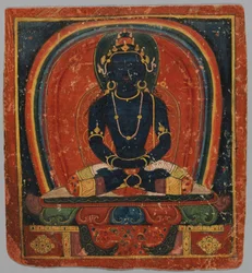 Initiationskarte Tsakalis: Samanthabhandra, frühes 15. Jahrhundert