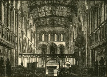 Innenraum des Chors, 1898