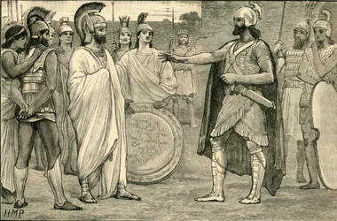 Interview zwischen Agesilaus und Pharnabazus, 1890