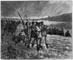 Invasion der Alanen oder Westgoten, Gallien, frühes 5. Jahrhundert, 1882-1884