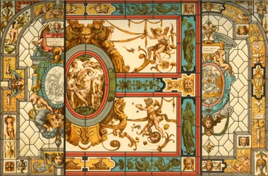 Italienische Renaissance-Buntglas