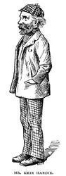 James Keir Hardie, schottisch-britischer Gewerkschafter und Labour-Politiker, 1903