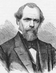 John Augustus Roebling, amerikanischer Bauingenieur, 1874