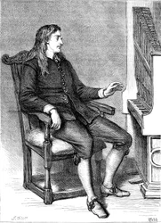 John Milton 1608-1674, englischer Dichter, 1870