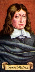 John Milton, aus einer Serie von Zigarettenkarten, 1935
