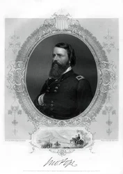 John Pope, Unionsgeneral im amerikanischen Bürgerkrieg, 1862-1867