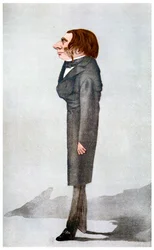 John Ruskin, britischer Künstler, Dichter und Kritiker, 1872-1956