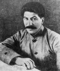 Josef Stalin, in Georgien geborener sowjetischer kommunistischer Revolutionär und Führer, 1918