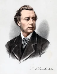 Joseph Chamberlain, britischer Politiker, um 1880