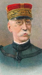 Joseph Gallieni 1849-1916, französischer General des Ersten Weltkriegs, 1917