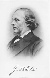Joseph Lister, englischer Chirurg und Pionier der antiseptischen Chirurgie, um 1877