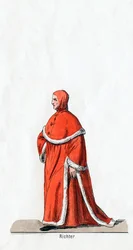 Richter, Kostümentwurf für Shakespeares Stück, Heinrich VIII., 19. Jahrhundert